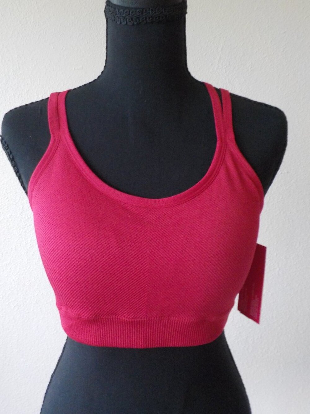Ryka NWT - Athletic Bralette Sports Bra - X-Large - Fuchsia Pink (2579)
